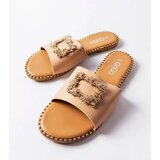 Gemre Beige sandals with Miriam decoration | Shoptok.si