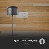  LED prigušiva stona lampa LED/1,5W/5V 2700-5700K IP54 crna | Eponuda.com