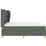  Krevet s opruga kutije Tamno siva 200 x 180 cm tkanina | shoptok.hr