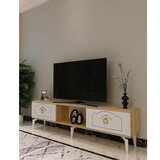 Hanah home tv polica violet sapphire oak white Cene