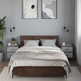  Zidni noćni ormarići 2 kom Sivi Sonoma 40x31x39,5 cm Siva | shoptok.hr