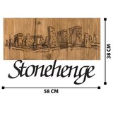 WALLXPERT Zidna dekoracija Stonehenge, 58 x 38 cm, Crna | Eponuda.ba
