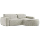 Makamii Krem kutna garnitura od šenila (s desnim kutom/s ležaljkom) Omao – | shoptok.hr