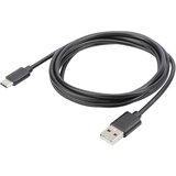 Digitus USB kabel USB 2.0 USB-C® vtič\, USB-A vtič 1.80 m črna zaščiten\, dvojno oklopljen AK-990960-018-S, (20416302) | Shoptok.si