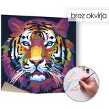  Slikanje po številkah TIGER - Level Starter (set za slikanje) | Shoptok.si