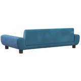 vidaXL Krevet za pse plavi 100 x 54 x 33 cm baršunasti | shoptok.hr