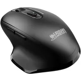 URBAN FACTORY, Ergonomska brezžična polnilna miška z dvojno Bluetooth povezavo, Črna, (5000185057)