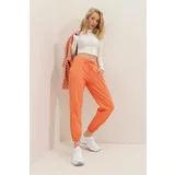 Trend Alaçatı Stili Sweatpants - Orange - Joggers