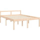 vidaXL Okvir kreveta s uzglavljem 4FT mali bračni od masivnog drva | shoptok.hr
