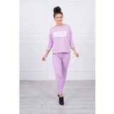 Kesi Set with Queen print purple Cene