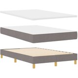  Krevet s opruga kutije Sivo-smeđa 120 x 190 cm tkanina | shoptok.hr