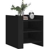  Noćni ormarić crni 45 x 50 x 50 cm od konstruiranog drva | shoptok.hr