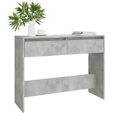  Konzolni stol boja betona 100 x 35 x 76,5 cm konstruirano drvo | Eponuda.com