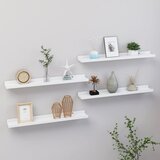 Maison Chic 4 kosi Stenske Police - Viseče police bele 60x9x3 cm, (21794067) | Shoptok.si