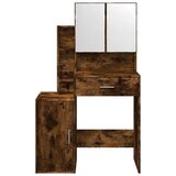  Toaletni stolić s ormarićem boja dimljenog hrasta 80x35x132 cm | Eponuda.ba