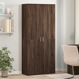 Furnova Visoka omara rjavi hrast 80x35x180 cm inženirski les, (21954951) | Shoptok.si