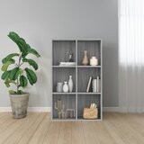 Ormarić za knjige / komoda siva boja hrasta 66x30x98 cm drveni | shoptok.hr