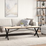  Noge za stolić za kavu s X-oblikom 140x30x43cm čelik | shoptok.hr
