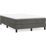 The Living Store Posteljni okvir temno siv 120x200 cm žamet - Box Spring Posteljni Okvir, (21488353) | Shoptok.si