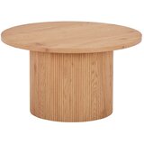 House Nordic Okrogla mizica v topolovem dekorju v naravni barvi ø 80 cm Boavista – Cene