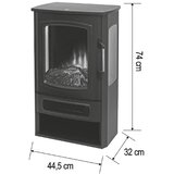 Home električni panorama samostojeći kamin 2000W FKK26 | Eponuda.com