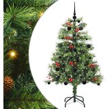  Umjetno božićno drvce S LED lampica Zelena 150 cm PVC i metal | Eponuda.ba