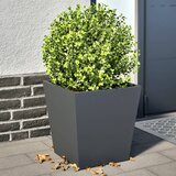 vidaXL Vrtno korito 2 kosa antracit 40x40x40 cm jeklo Cene