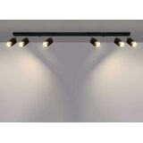  Sollux SL.1073 - Spot svetiljka NERO 6xGU10/40W/230V crno/zlatno | Eponuda.com