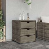  Vrtni ormarić za pohranu sivi 55x59x69 cm od poliratana | shoptok.hr