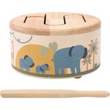2Kids Toys Wooden Drum Safari glazbena igračka 18m+ 1 kom | shoptok.hr