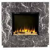 VOLTOMAT HEATING Električni kamin Kalmar (1500 W, 26 x 84 x 80 cm, marmorno črn) | Shoptok.si