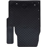  Auto tepih 3 pcs Crna prikladno za TRANSIT CUSTOM 2023- Guma | shoptok.hr