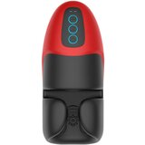 Lonely Lena - vibrirajući masturbator s držačem (crno-crveni) | shoptok.hr