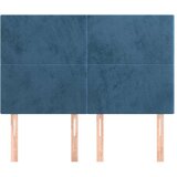  Uzglavlja 4 kom tamnoplavi 72 x 5 x 78/88 cm baršunasti | shoptok.hr