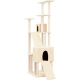  Penjalica za mačke sa stupovima za grebanje krem 190 cm | shoptok.hr