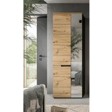MID.YOU Garderobna Omara Canu, Temno Siva, Barva Hrasta | Shoptok.si