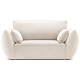 Mazzini Sofas Bež žameten fotelj Vanda – Cene