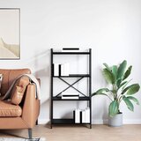  Polica Crni hrast 60 x 30 x 120 cm Konstruirano drvo | shoptok.hr