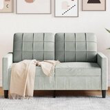  Dvosjed svjetlosivi 120 cm baršunasti | shoptok.hr