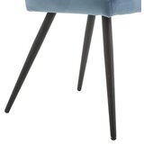 Livetastic naslanjač, les, kovina, tekstil modra, črna | Shoptok.si