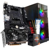 GNC GAMER SUPER SONIC A520, Ryzen 5 5500, RX6600 8GB, G.SKILL 16GB DDR4, 500GB SSD NVMe, KUCIŠTE GAMING ND-570, PSU 500W | Eponuda.ba