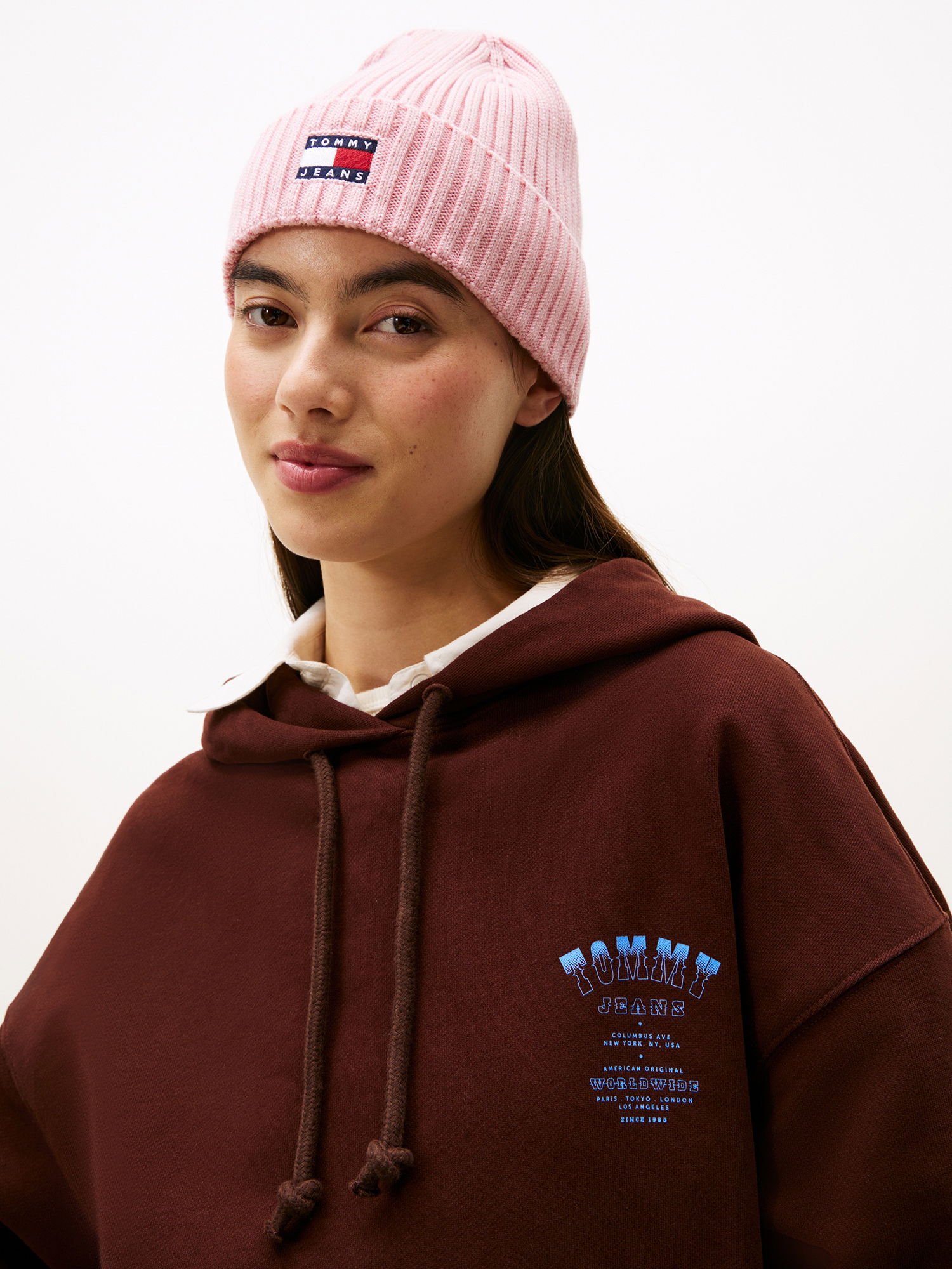 Tommy Jeans Kape 'HERITAGE' mornarska / roza / rdeča / bela | Shoptok.si