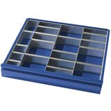 RAU Razdelilnik predalov, 3 pregradne, 16 natičnih sten, za predale z višino 60 + 90 mm | Shoptok.si