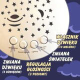 Woopie beba umiljata igračka spavač projektor 2u1 sova - 10 uspavanki | shoptok.hr