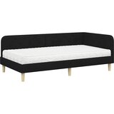 Kutni okvir kreveta Crna 90 x 190 cm tkanina | Eponuda.ba