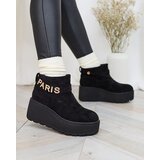 Resti Black women's boots a'la snow boots with ornament Parisela | Shoptok.si