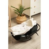 Sensillo Baršunasti kolević swaddle deka xl maslina kremasti | shoptok.hr