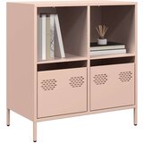 vidaXL Komoda ružičasta 68x39x73,5 cm hladno valjani čelik | shoptok.hr