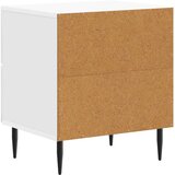  Nočna omarica 2 pcs Bela visok sijaj 43 x 34,5 x 47,5 cm, (5000209862) | Shoptok.si