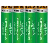 Logilink Baterije AAA Rechargeable LR03RB4 NiMH 1000mAh 4KOM | Eponuda.ba